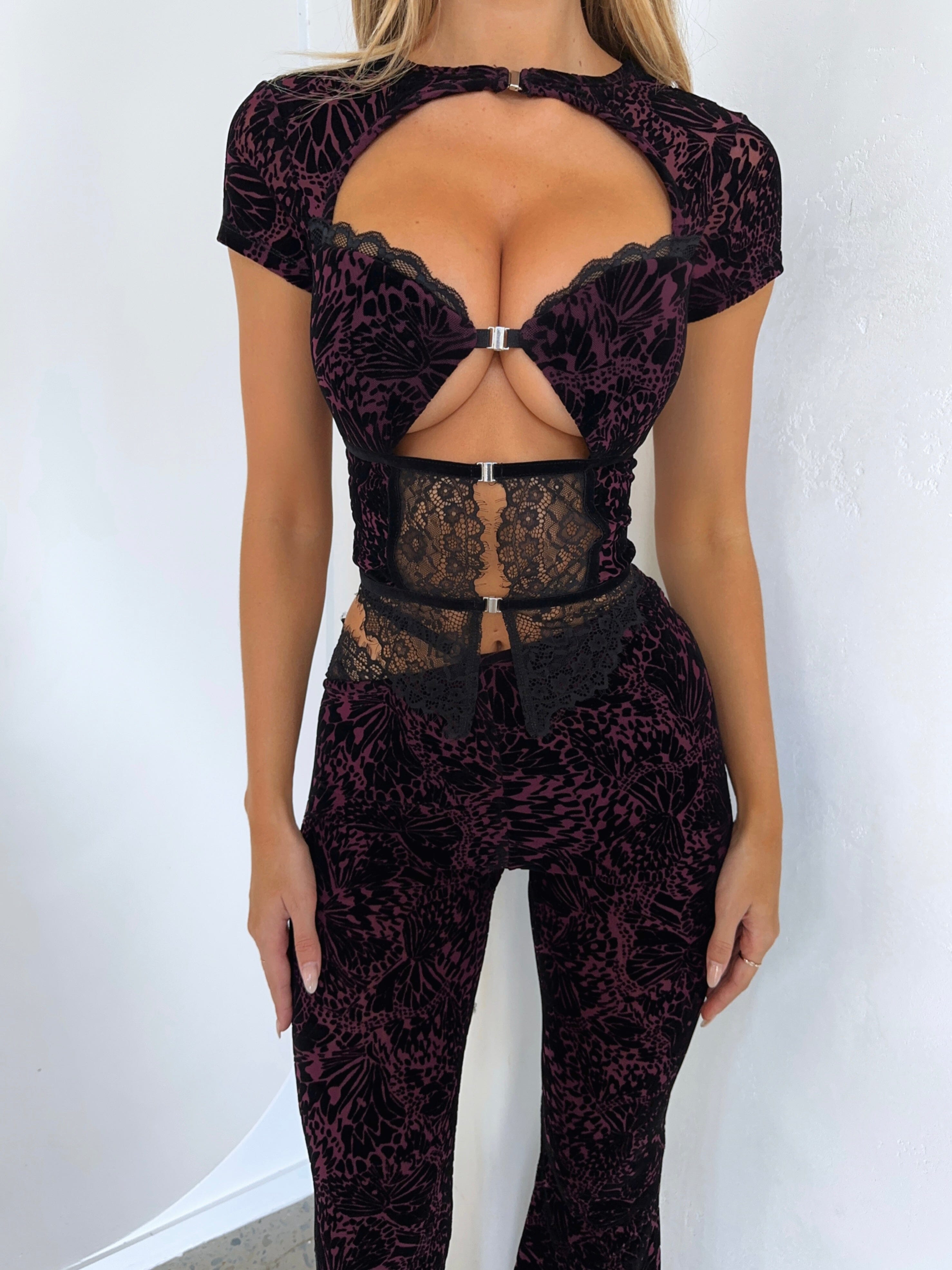 Collective Tops - CORA TOP PURPLE fifth image