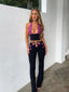 PARISA PANTS BLACK & PURPLE Pants 