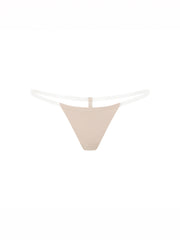 JADA SEAMLESS CLEAR STRAP G-STRING NUDE