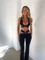 TARRA CROP TOP BLACK Crop Top 