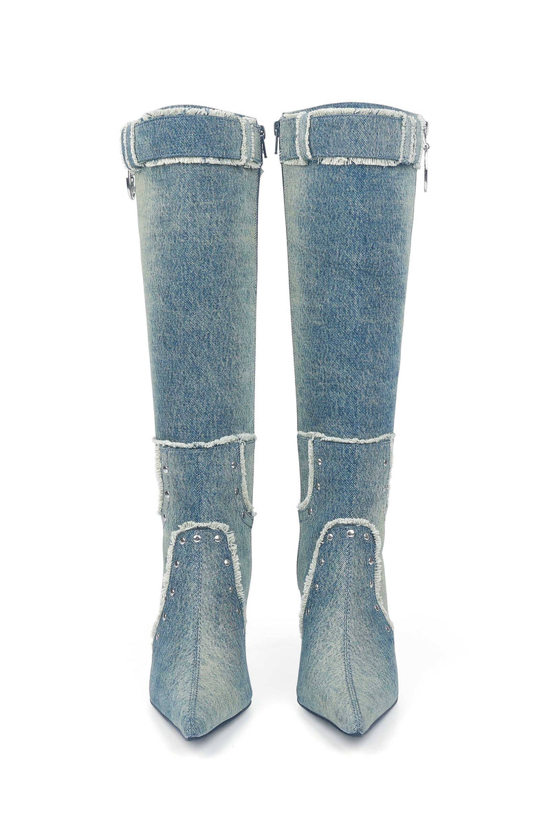 CINDY DENIM BOOTS Boots 