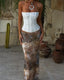 SOLA MESH CORSET TOP WHITE Corset 