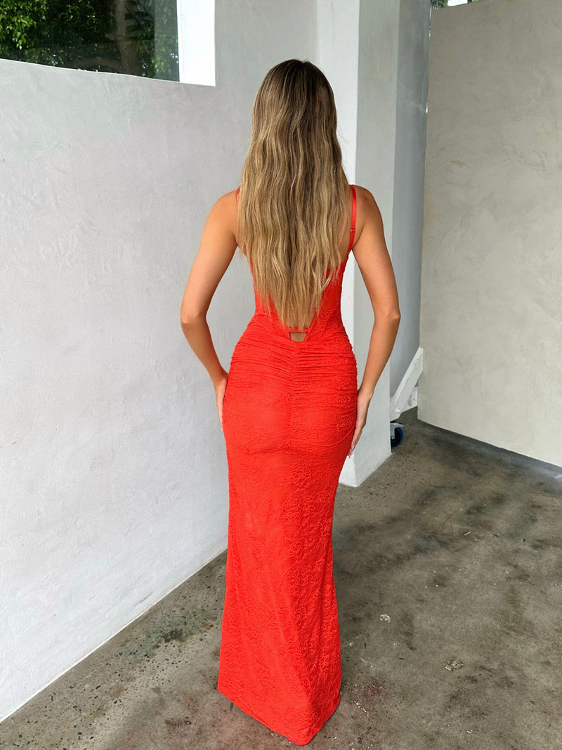 DANIELLE MAXI DRESS RED Maxi Dress Outcast 