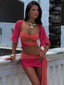 EMILLI TOP CORAL Crop Top 