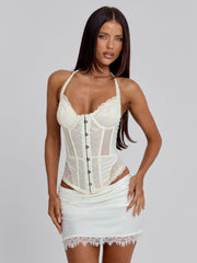 STELLIX CORSET TOP IVORY