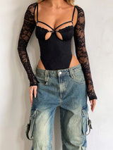 KAMILAH BODYSUIT BLACK Bodysuit Dali Factory 