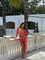 EMILLI TOP CORAL Crop Top 