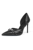 ZANETA PU HEELS BLACK Heels 