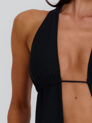 ABBY CAPRI JUMPSUIT BLACK Jumpsuit 