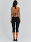 ABBY CAPRI JUMPSUIT BLACK Jumpsuit 