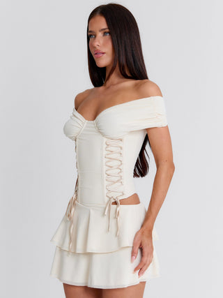 ADALYN MINI DRESS IVORY Mini Dress 