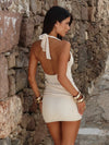 ADIMA MINI DRESS CREAM Mini Dress 