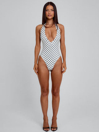 AILINA BODYSUIT BLACK POLKA DOT Bodysuit 