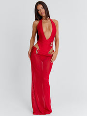 ALAANA MAXI DRESS RED