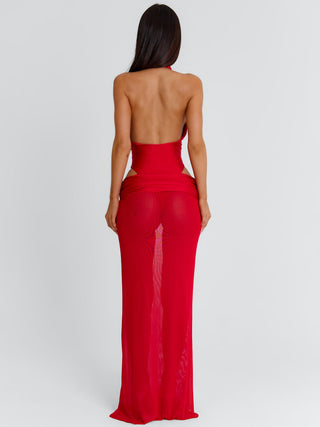 ALAANA MAXI DRESS RED Maxi Dress 
