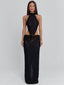 ALBINAE MAXI DRESS BLACK Maxi Dress 