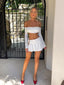 ALDER LONG SLEEVE CROP TOP WHITE Crop Top 