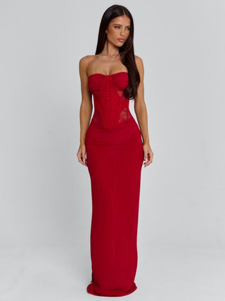 ALEXIAM MAXI DRESS RED Maxi Dress 