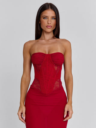 ALEXIAM MAXI DRESS RED Maxi Dress 