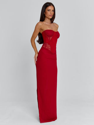 ALEXIAM MAXI DRESS RED Maxi Dress 