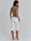 ALEXUS LONGLINE TOP TAN Crop Top 