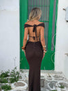 ALIA MAXI DRESS CHOCOLATE Maxi Dress 