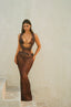 ALISA MAXI DRESS MAUVE LEOPARD Maxi Dress 