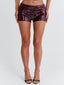 ALIZA SHORTS BURGUNDY Shorts 