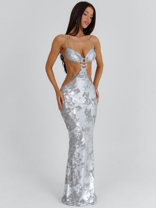 ALLIRA MAXI DRESS SILVER Maxi Dress 