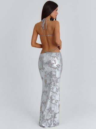 ALLIRA MAXI DRESS SILVER Maxi Dress 
