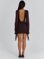 ALLISSON MINI DRESS CHOCOLATE BROWN Mini Dress 