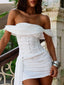 ALORA MINI DRESS WHITE Mini Dress 