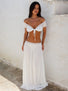 ALTHAIA TOP WHITE Crop Top 