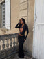AMBA TOP BLACK Crop Top 