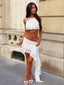 AMELI TOP WHITE Crop Top 