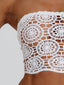 AMIE CROP TOP WHITE Corset 