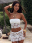 AMIE MINI SKIRT WHITE Mini Skirt 