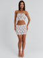 AMIE MINI SKIRT WHITE Mini Skirt 