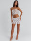 AMIE MINI SKIRT WHITE Mini Skirt 