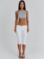 ANA CROP TOP SILVER Crop Top 