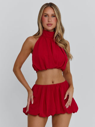 ANAHI TOP RED Crop Top 