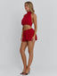 ANAHI TOP RED Crop Top 