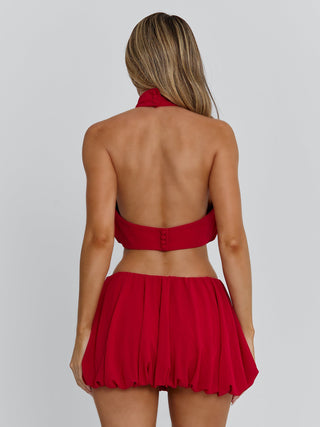 ANAHI TOP RED Crop Top 