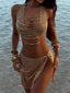 ANAYA MINI SKIRT GOLD Mini Skirt 