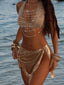 ANAYA MINI SKIRT GOLD Mini Skirt 