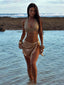 ANAYA MINI SKIRT GOLD Mini Skirt 