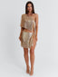 ANAYA MINI SKIRT GOLD Mini Skirt 