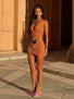 ANDRIANNA MINI DRESS ORANGE Mini Dress 