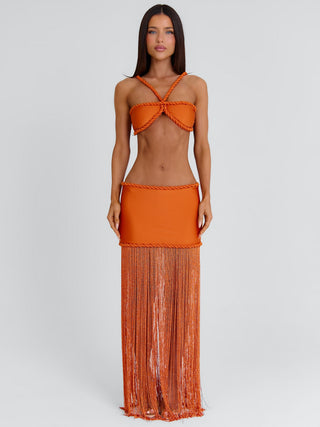 ANGELINE CROP TOP ORANGE Crop Top 