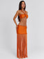 ANGELINE CROP TOP ORANGE Crop Top 